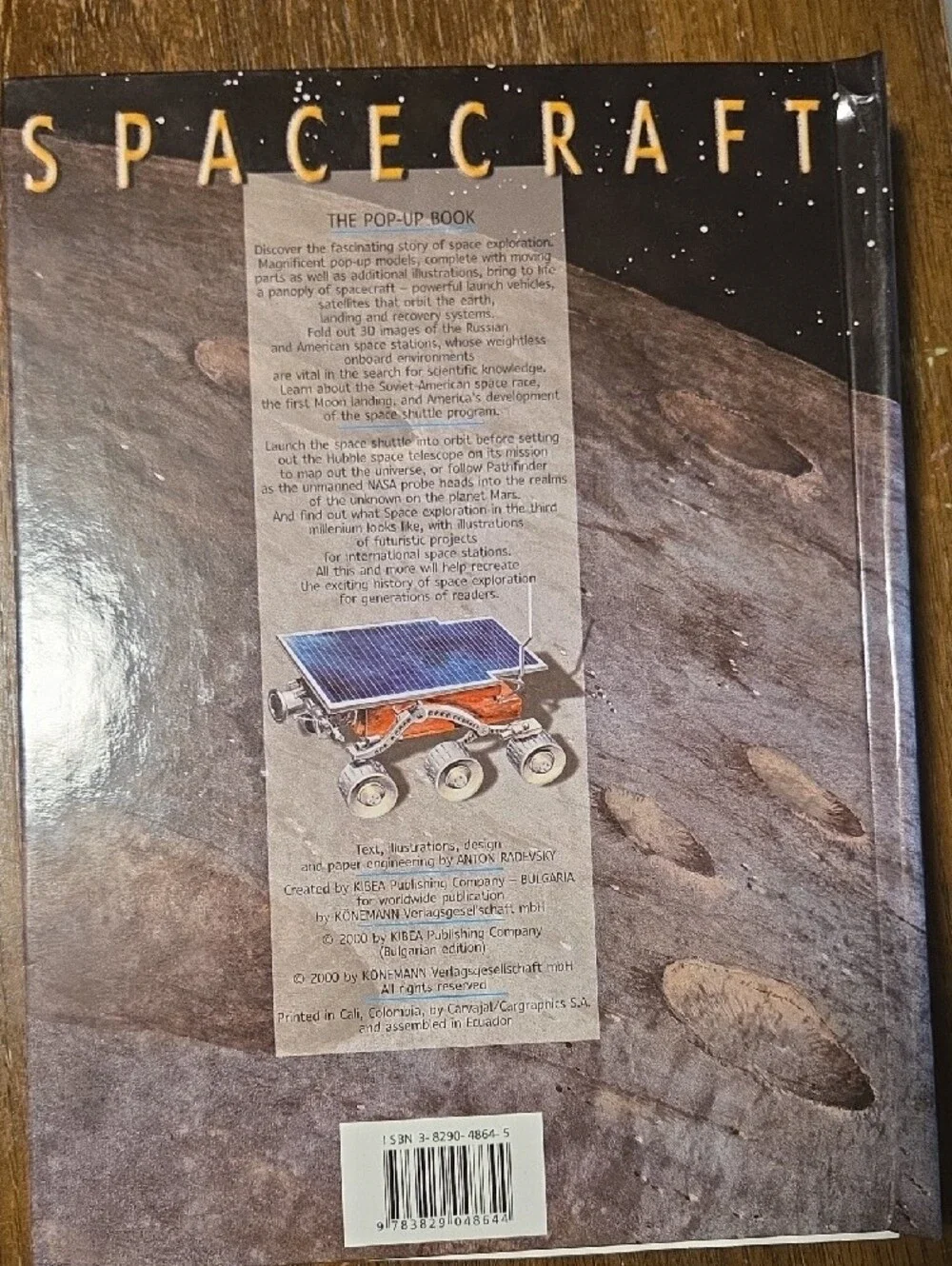 Anton Radevsky The Pop-Up Book of Spacecraft - Black